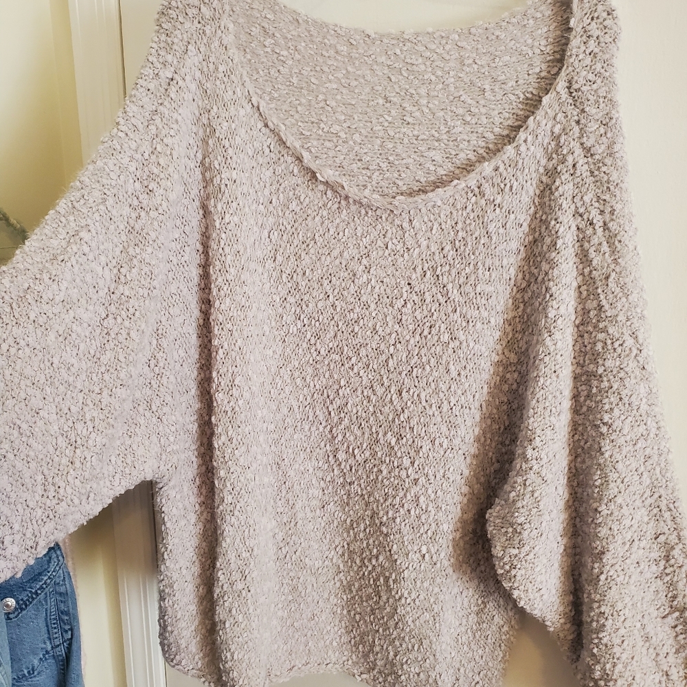 Wide Neck Sweater